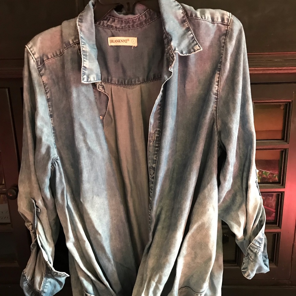 Soft denim shirt.